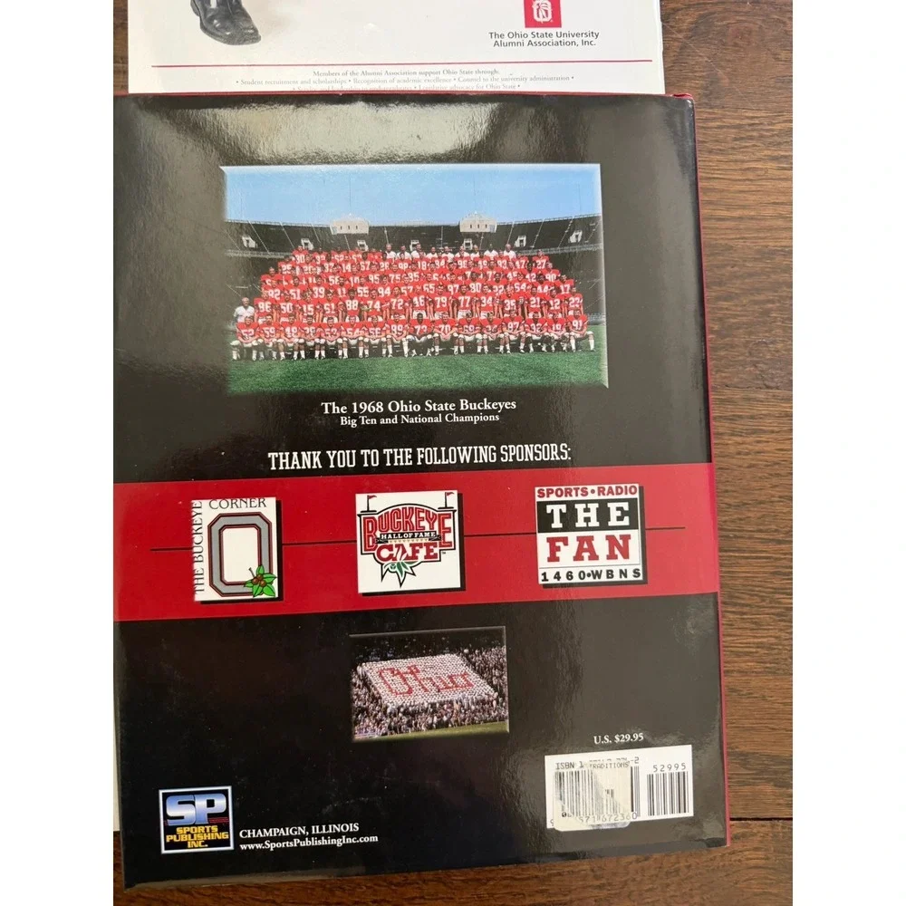 Lot 6 Ohio State‎ Buckeyes Football Books OSU History 1968 2002